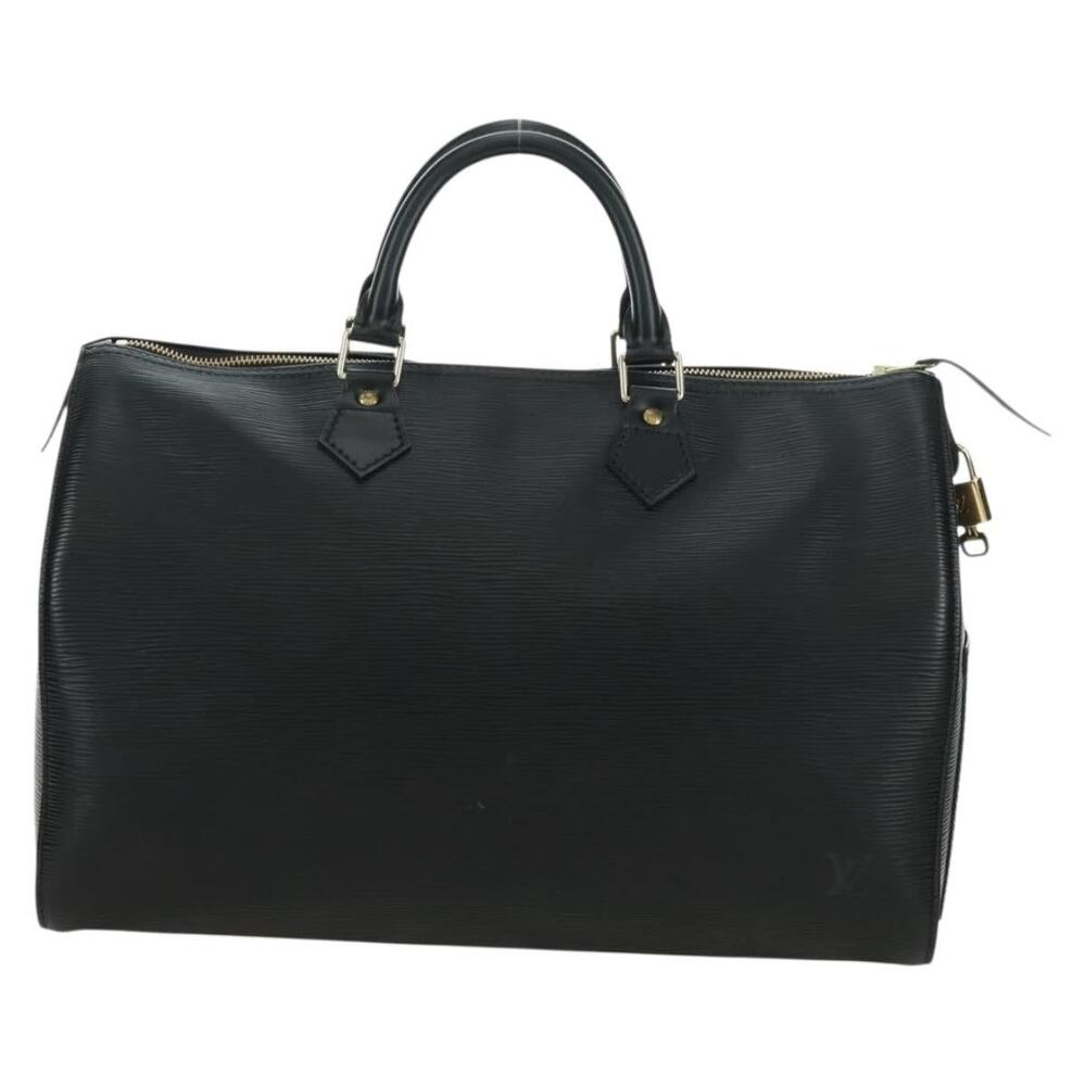 Louis Vuitton Epi Speedy 35 Handbag Black